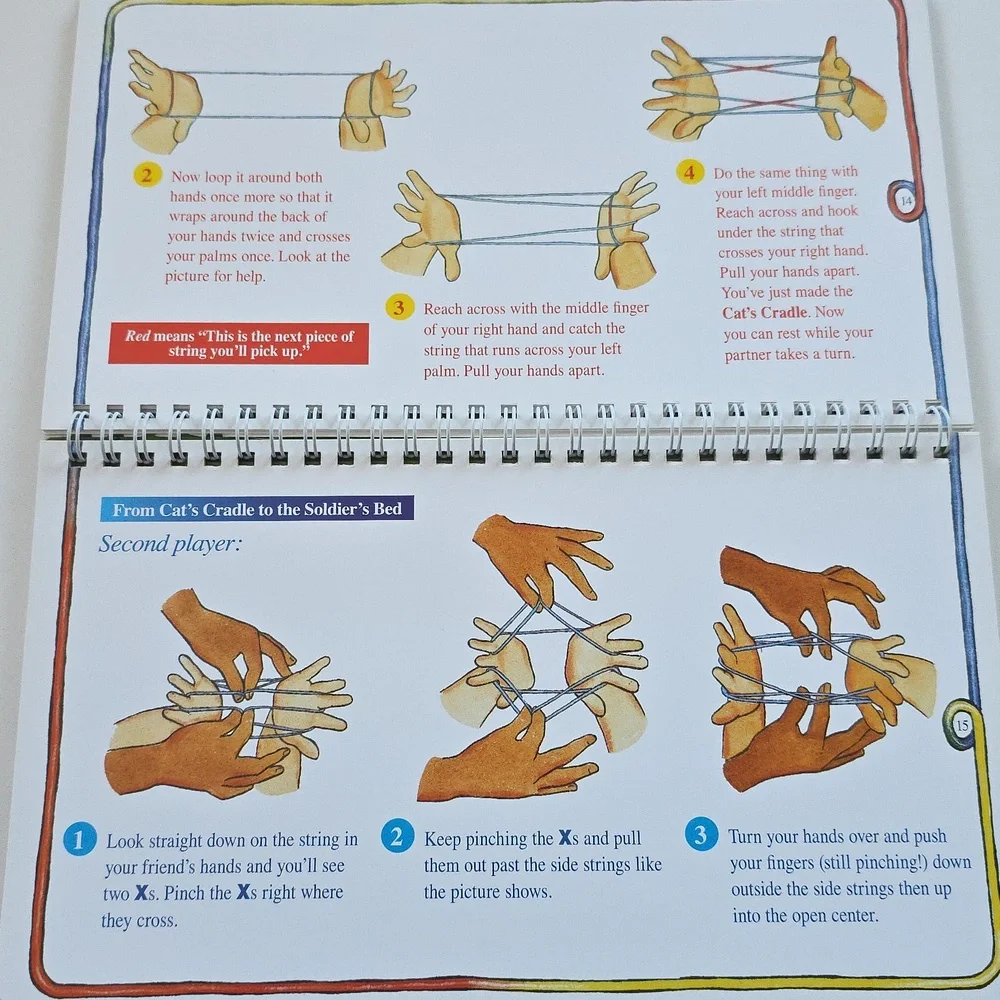 Children's Book - A Book Of String Figures - Cat's Craddle